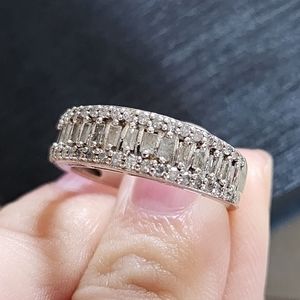 Baguette and Diamond Ring size 7